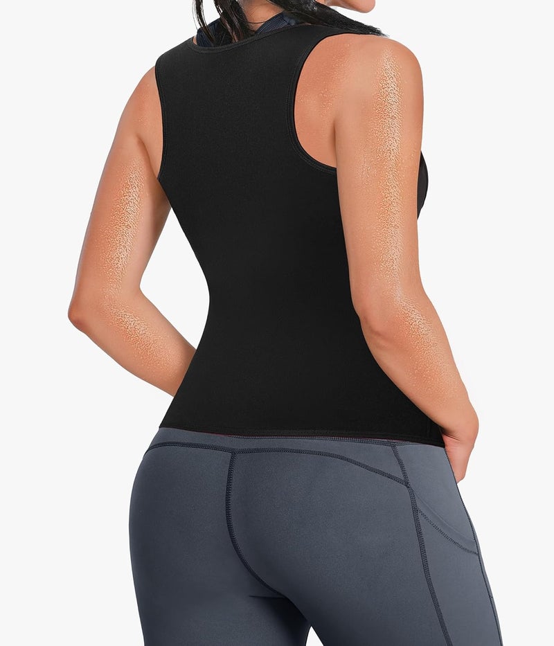 GAODI Women Waist Trainer Vest Slim Corset Workout Sweat Tank Top Zipper Compression Shirt Sauna Suit Body Shaper - Image 2